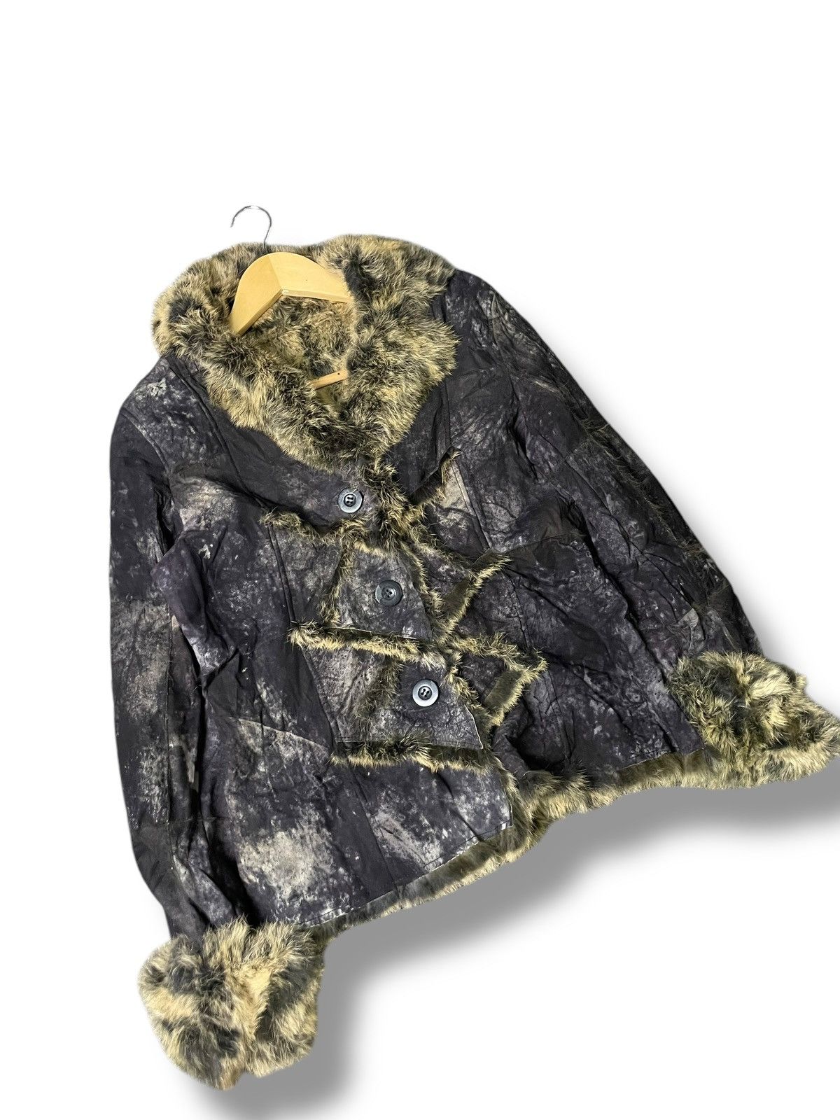 If Six Was Nine × Japanese Brand × Le Grande Bleu (L.G.B.) Japanese Brand Shearling Fur Leather Suede Jacket (70) Size US M / EU 48-50 / 2 - 3 Thumbnail