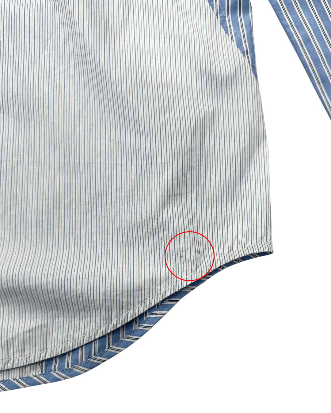 Celine Celine by Phoebe Philo Stripe Mixed Fabric Shirt Size XS / US 0-2 / IT 36-38 - 9 Thumbnail