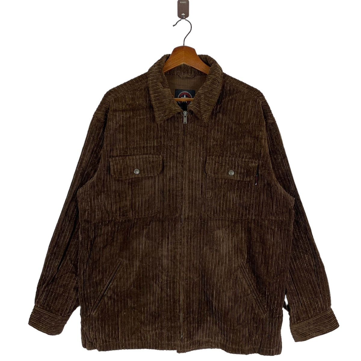 Converse × Vintage VINTAGE CONVERSE CORDUROY BOMBER ZIPPER JACKET Size US L / EU 52-54 / 3 - 1 Thumbnail