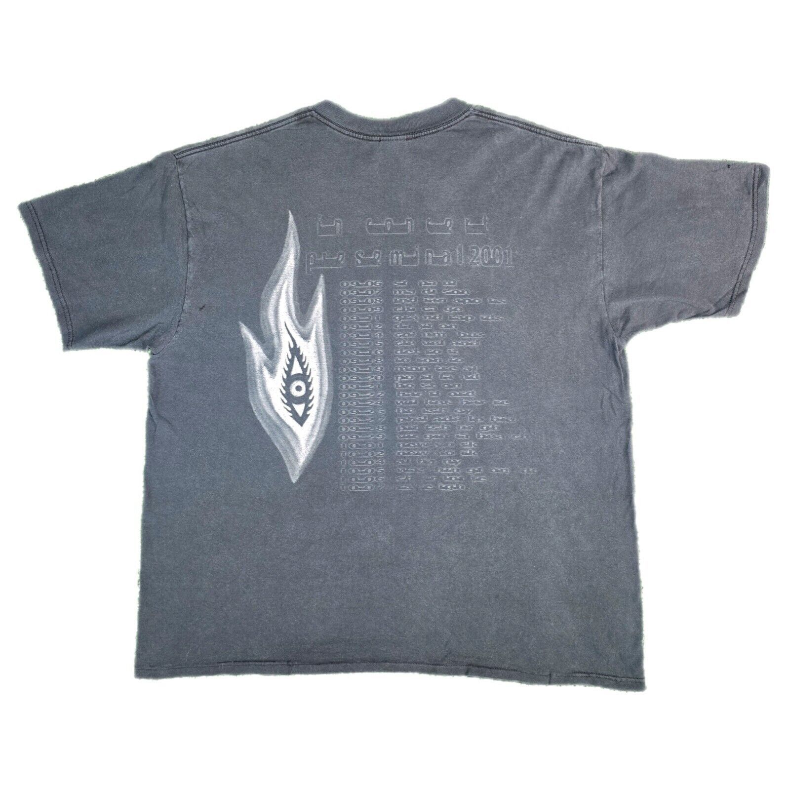 Anvil Vintage Tool Band 2001 Lateralus Pre Seminal Tour Shirt XL