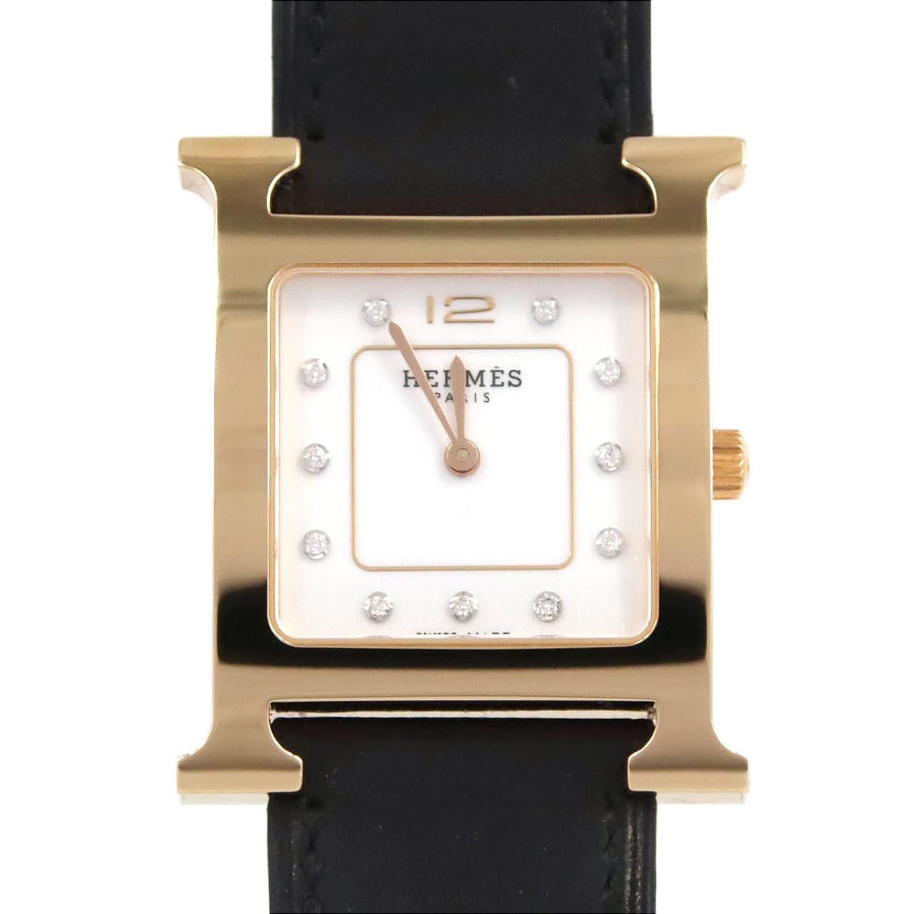 Hermes Hermes Hermes H Watch Quartz Ladies Metal Quartz HH1.502 DUTY FREE for USA Size ONE SIZE - 1 Thumbnail