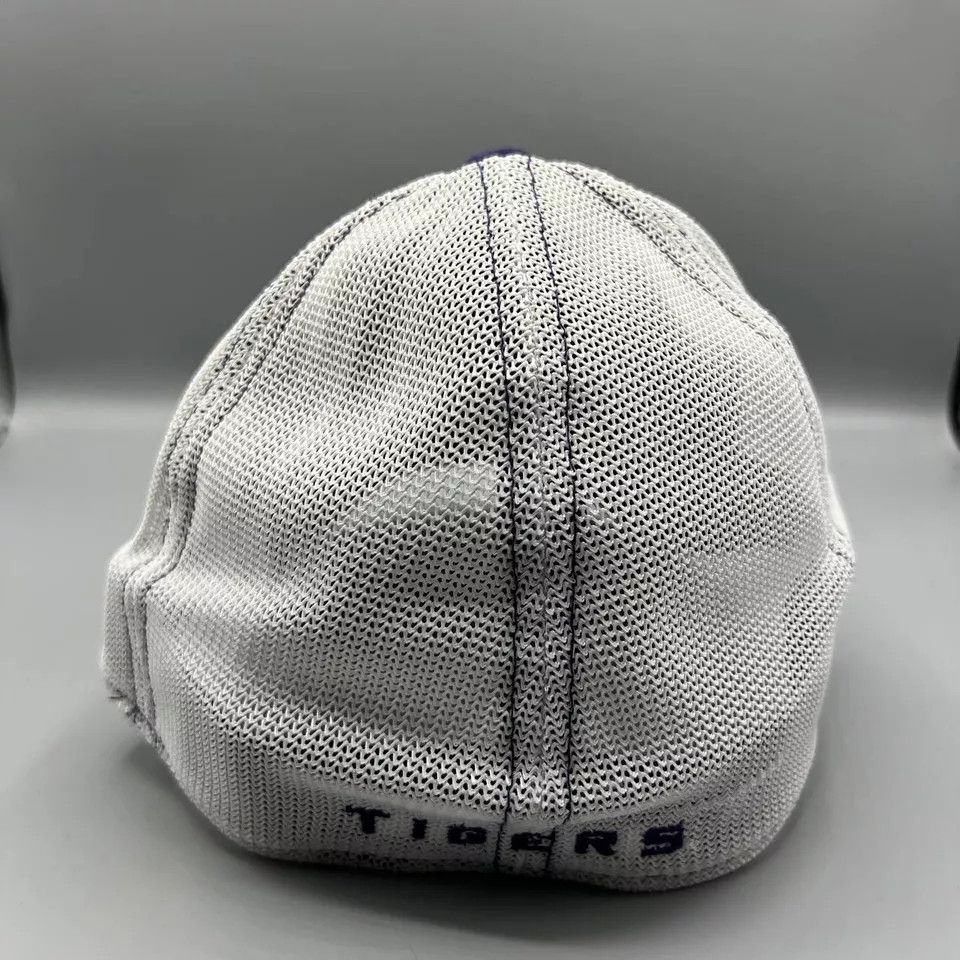 New Era LSU Tigers Trucker Hat Men M-L Stretch Fitted Cap New Size ONE SIZE - 6 Thumbnail
