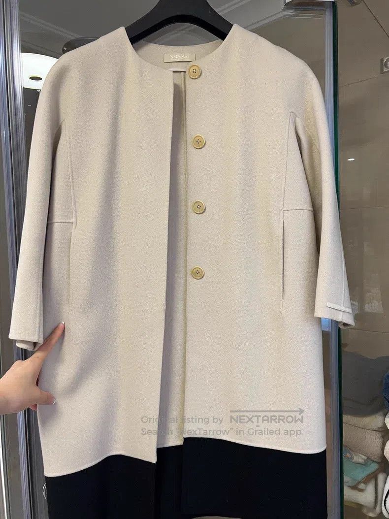 Max Mara Max Mara Wool Coat Size S / US 4 / IT 40 - 2 Thumbnail