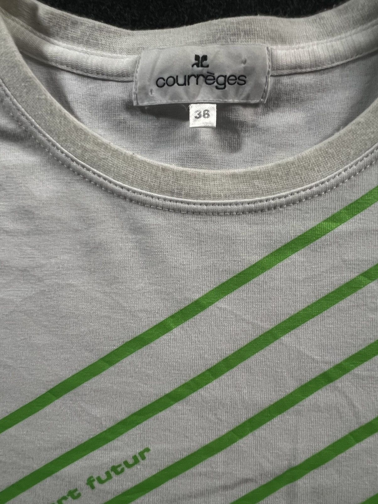 Courreges Vintage 90’s courreges sport futur l/s tee Size S / US 4 / IT 40 - 3 Thumbnail