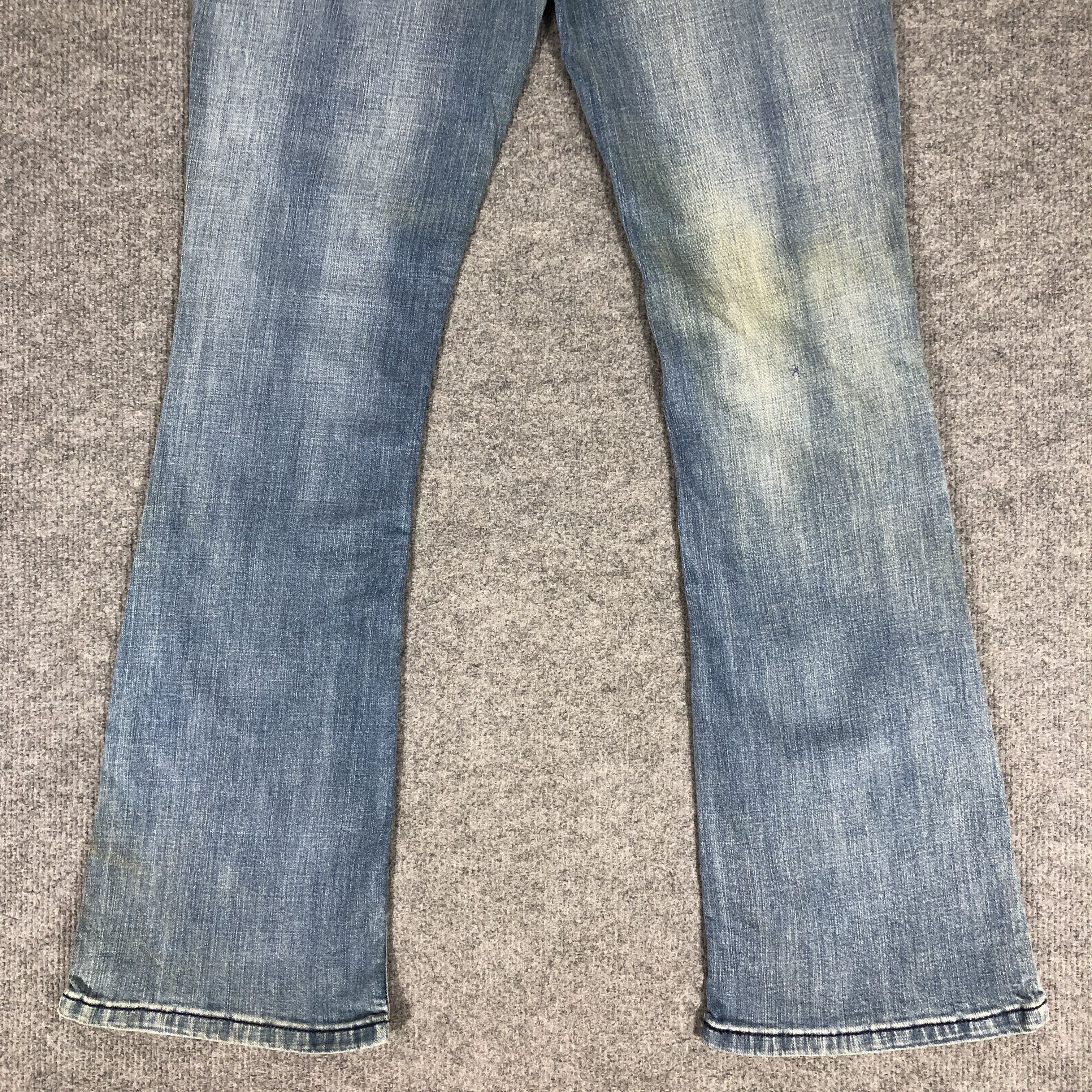 Levi's × Vintage Womens Vintage Levis 524 Jeans Flare Too Superlow L1111W Size 30" / US 8 / IT 44 - 6 Thumbnail