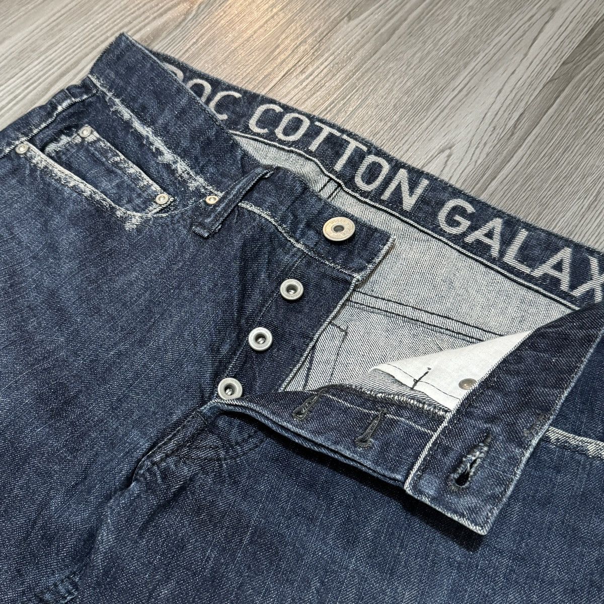 Issey Miyake Issey Miyake A-Poc Cotton Galaxy Denim Pants Size US 29 - 5 Thumbnail