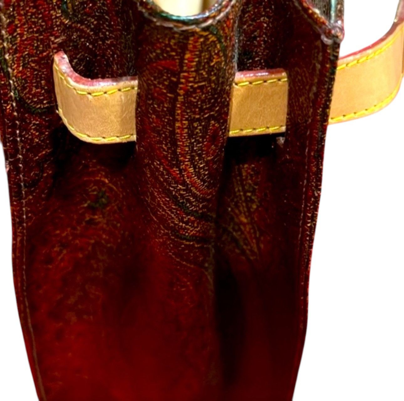 Etro Etro classic wine paisley Kelly should bag Golden E motif Size ONE SIZE - 14 Thumbnail