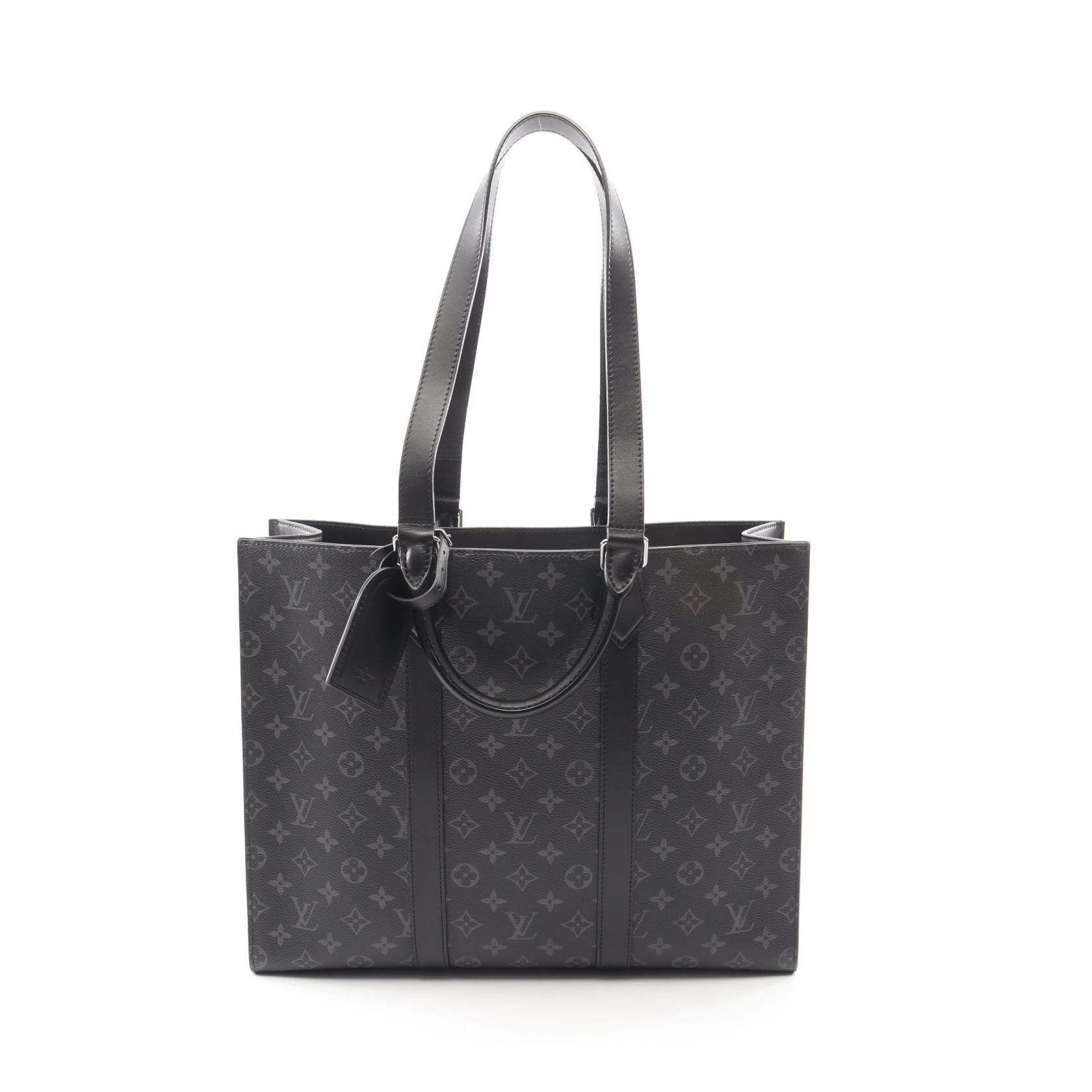 Louis Vuitton Louis Vuitton Louis Vuitton Sac Plat 24H Monogram Eclipse Tote Bag Textile Tote Bag M47059 DUTY FREE for USA Size ONE SIZE - 1 Thumbnail