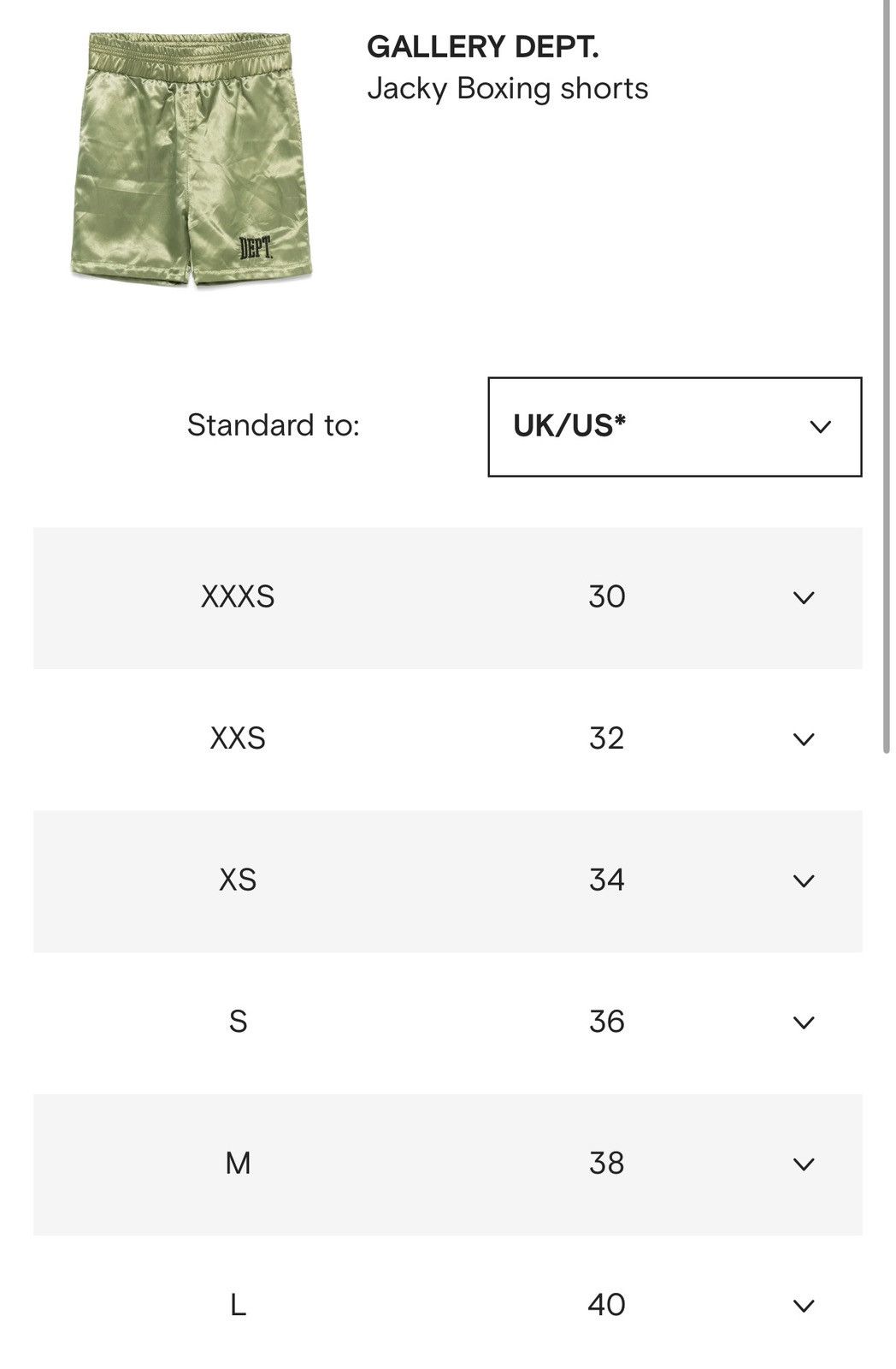 Gallery Dept. Gallery Dept Green & Black Jacky Boxing Logo Shorts Medium Size US 38 / EU 54 - 15 Thumbnail