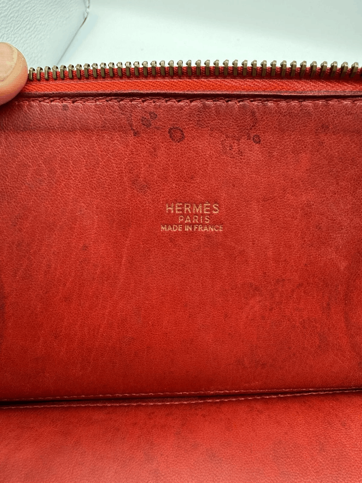 Hermes Hermes Bolide 35 Courchevel Rouge Vif Size ONE SIZE - 7 Thumbnail