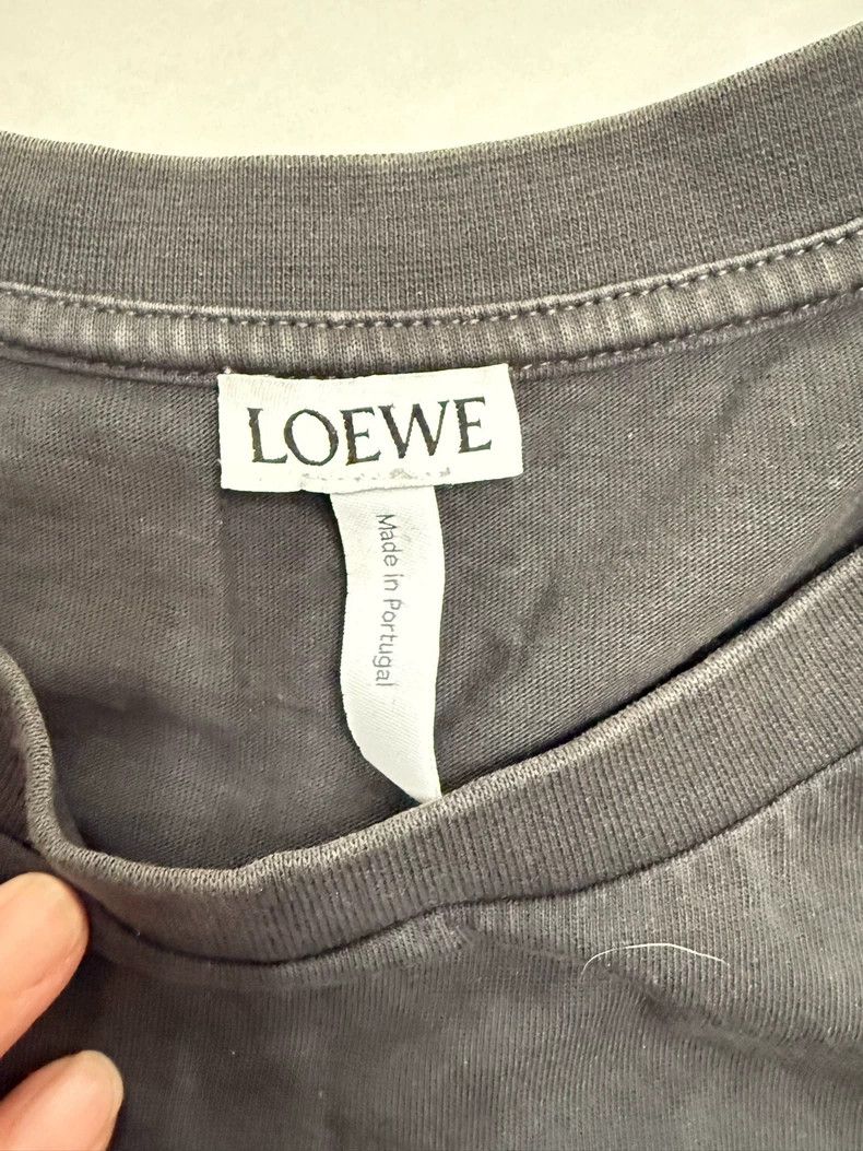 LOEWE Dog grey women\'s T-shirt