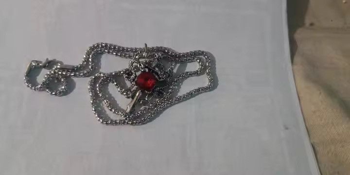 Japanese Brand Gothic Skeleton Cross Necklace Size ONE SIZE - 3 Thumbnail