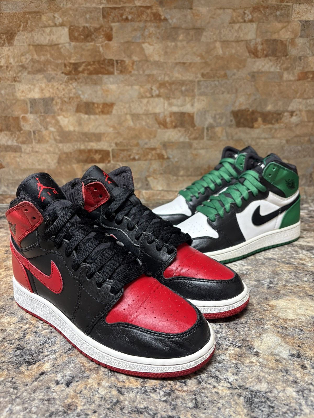 Jordan Brand Air Jordan 1 Retro DMP High GS Bulls x Celtics Pack Size 4.5 Size US 5 / EU 37 - 1 Thumbnail