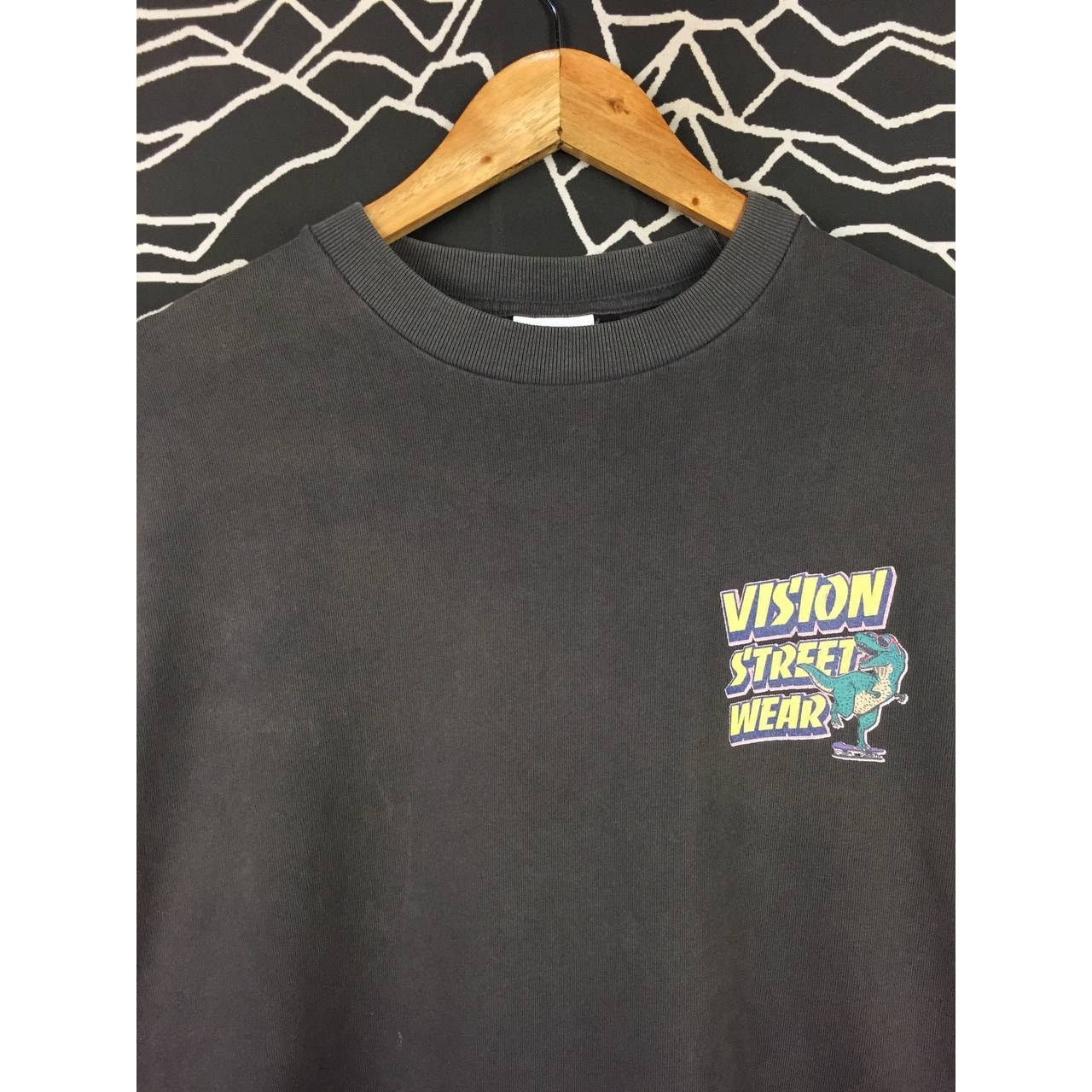 Vintage × Vision Streetwear Vision Street Wear Long Sleeve Trex Graphics Skateboards Tee Size US M / EU 48-50 / 2 - 7 Thumbnail