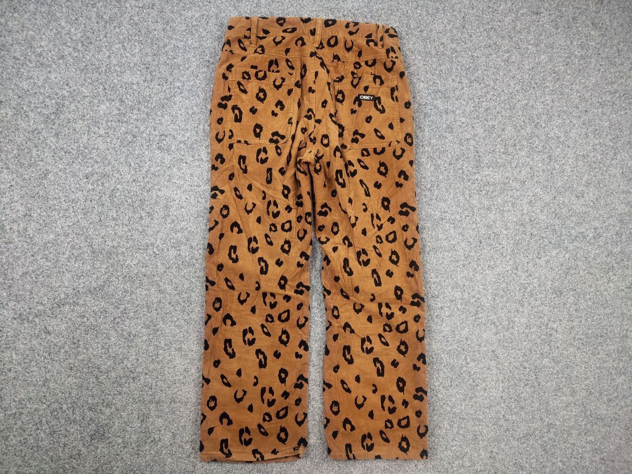 Obey Obey Abbott Painter Leopard Corduroy pants Vintage Y2K Size 28" / US 6 / IT 42 - 7 Thumbnail