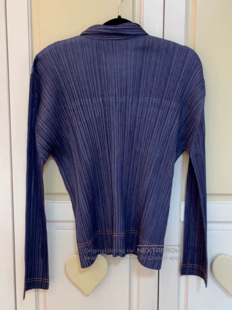 Issey Miyake Issey Miyake Denim Coat Size L / US 10 / IT 46 - 5 Thumbnail