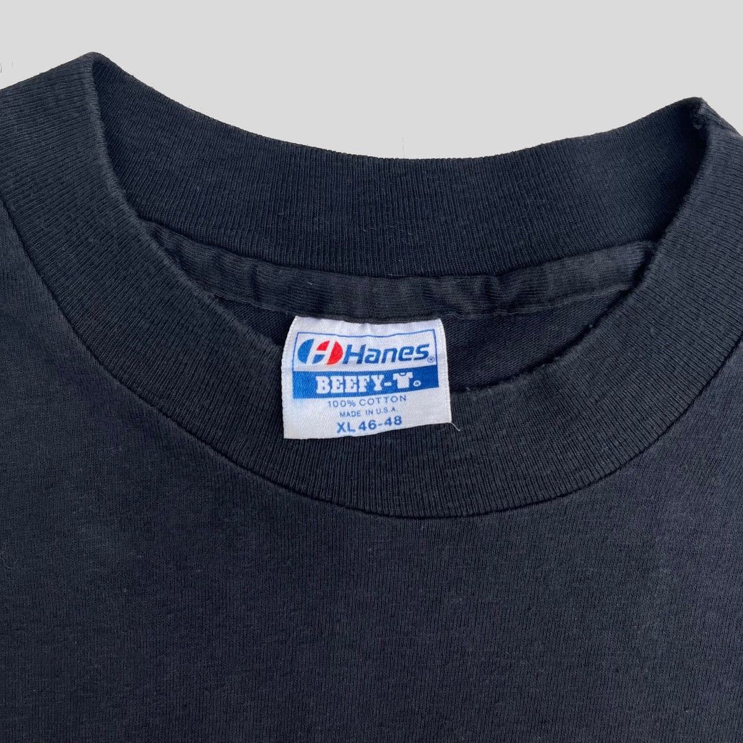 Band Tees × Hanes × Vintage Rolling Stones 1986 80s Vintage Dirty Workout Olga T-Shirt Size US XL / EU 56 / 4 - 5 Thumbnail