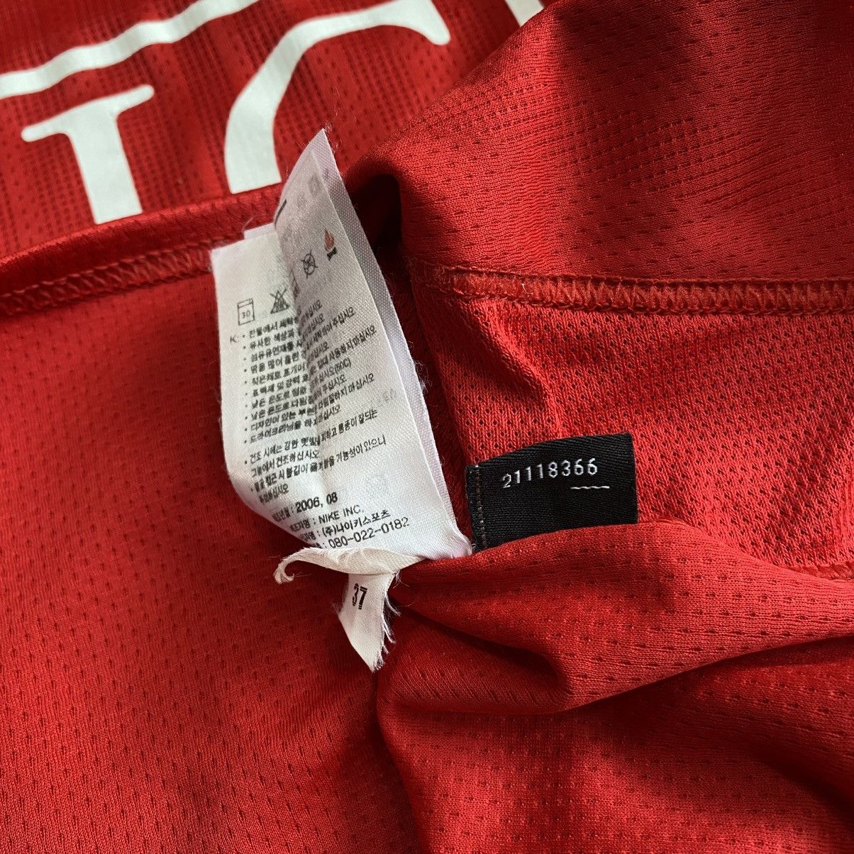 Nike × Vintage Vintage 2007/08 Nike Manchester United Home Jersey Size US L / EU 52-54 / 3 - 13 Thumbnail