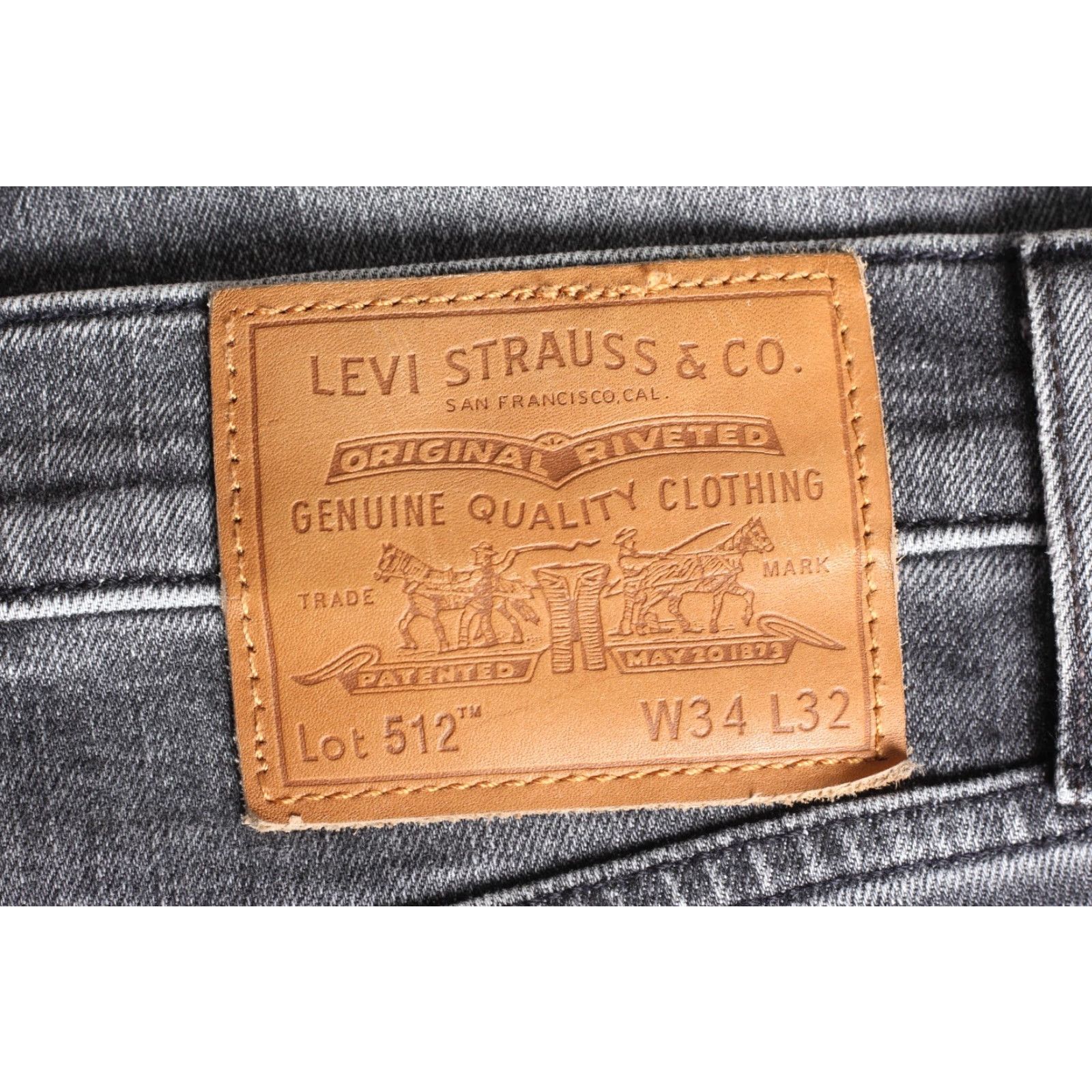 Levi's LEVI’S 512 PREMIUM Big E Slim Tapered Jeans Men W34 L32 Stretch DZ8075 Jeans Size US 34 / EU 50 - 2 Thumbnail