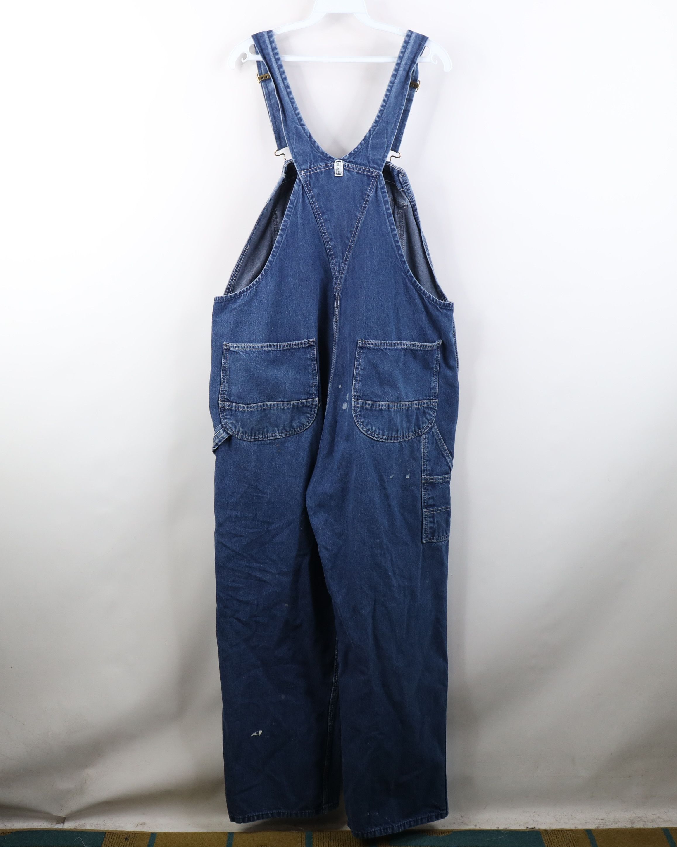 Vintage Vintage 90s Streetwear Distressed Wide Leg Denim Overalls Size US 42 / EU 58 - 15 Thumbnail
