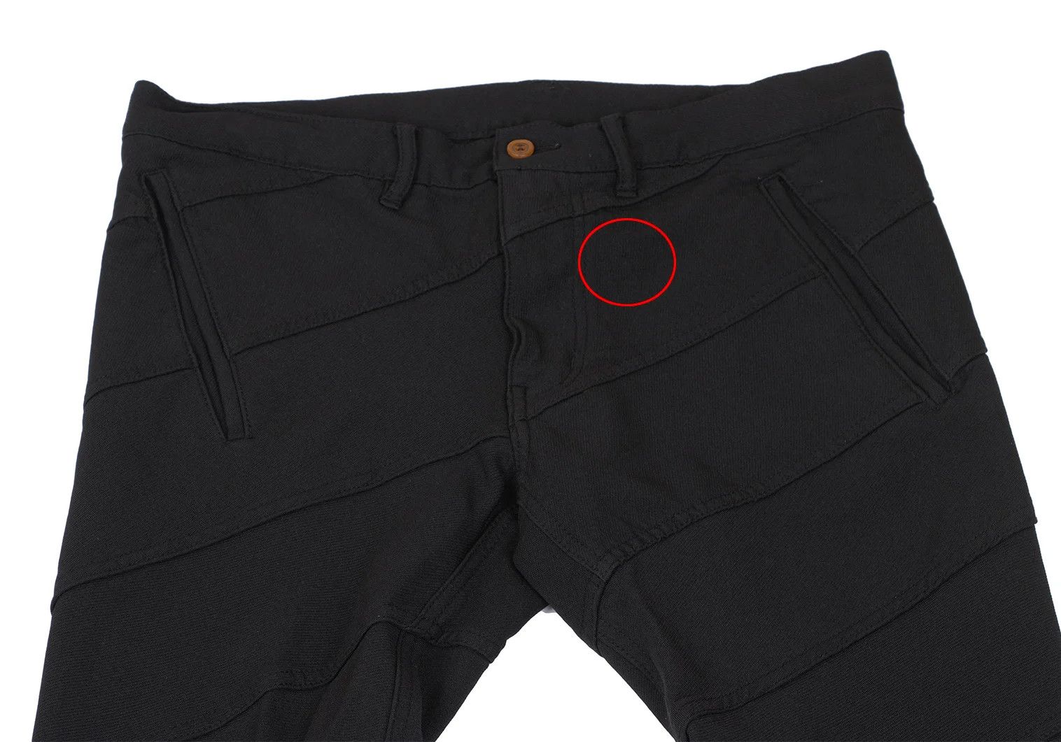 Comme des Garcons Homme Plus Polyester Twist Pants in Black, Size XS Size US 30 / EU 46 - 2 Thumbnail
