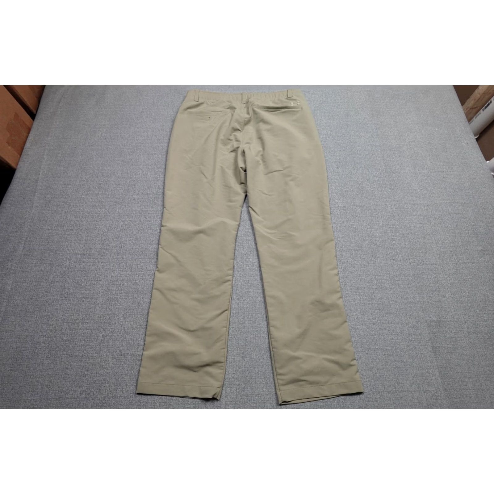 Under Armour Under Armour Golf Pants Mens 36x30 Beige Khakis Performance Stretch Pockets Size US 36 / EU 52 - 4 Thumbnail