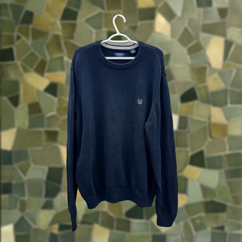 Chaps Chaps Sweater XXL Navy Blue Knit Long Sleeve Pullover Mens Shirt Category Pullover Casual 90s Classic Men’s Knitwear Size US XXL / EU 58 / 5 - 1 Thumbnail