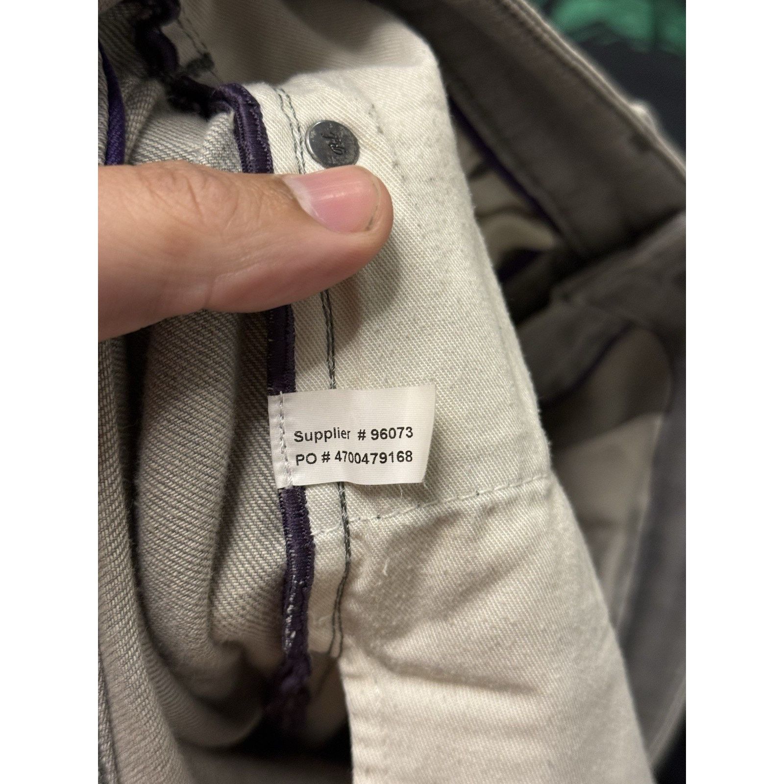 Ralph Lauren Purple Label $795 Ralph Lauren Purple Label Slim Fit Faded Grey Stretch Size US 38 / EU 54 - 4 Thumbnail