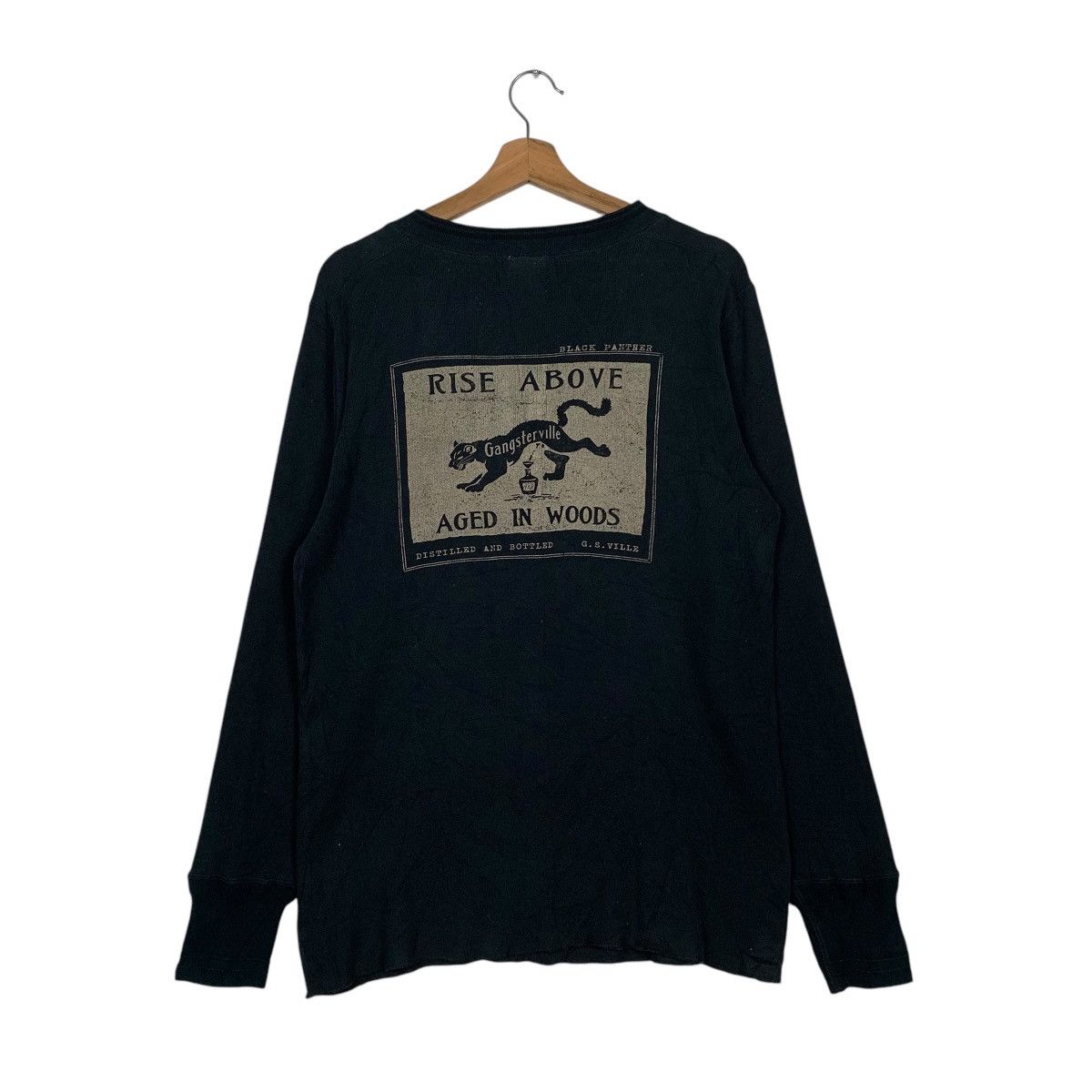 Japanese Brand Japanese Brand Black Panther Gangsterville Sweater Size US L / EU 52-54 / 3 - 1 Thumbnail
