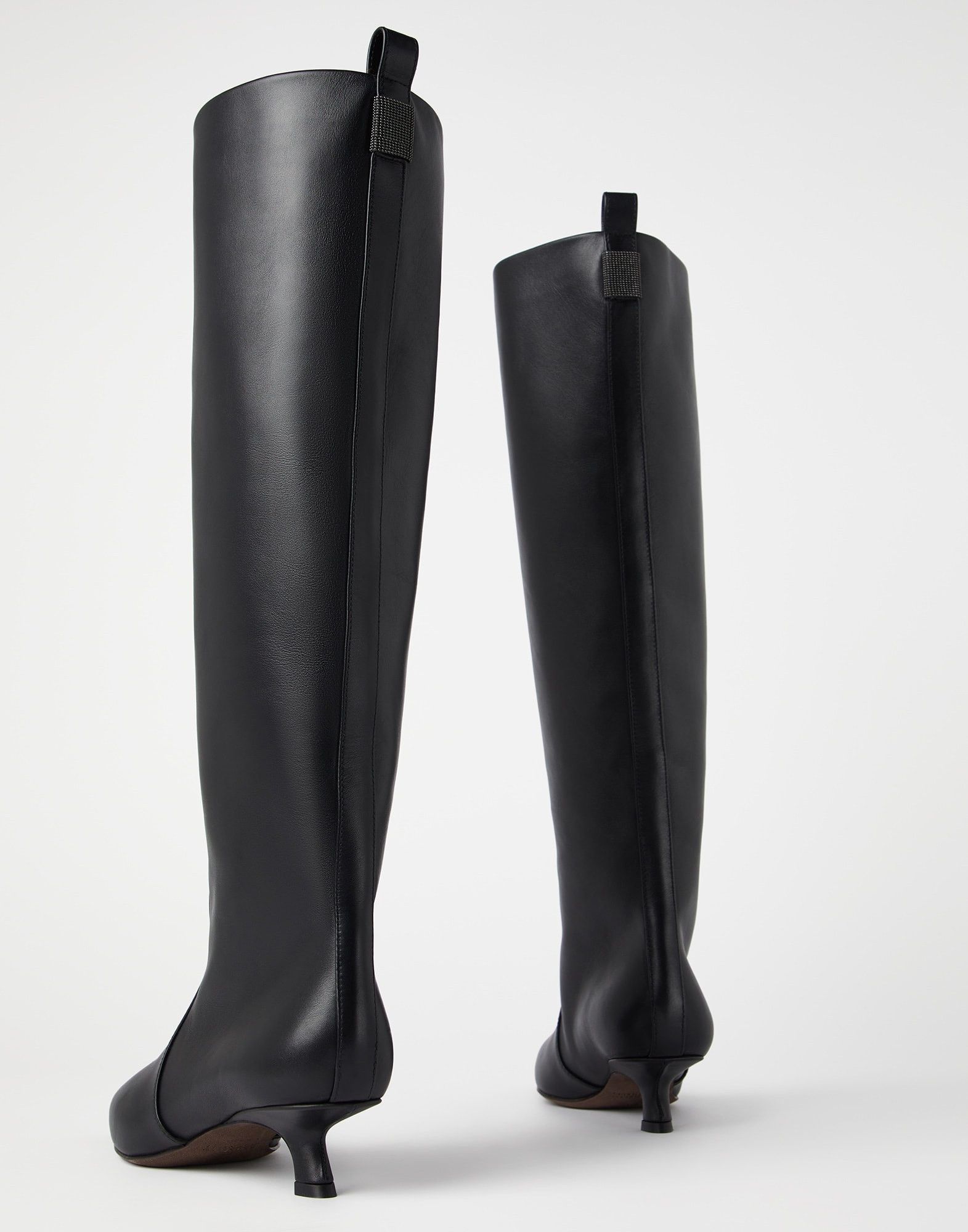 Brunello Cucinelli o1la1rc1a1025 Nappa Boots in Black Size US 8 / IT 38 - 3 Thumbnail