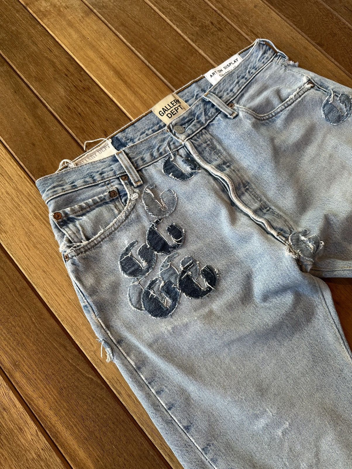 Gallery Dept. Gallery Dept Flooded G Patch Denim (30-31) Size US 31 - 3 Thumbnail