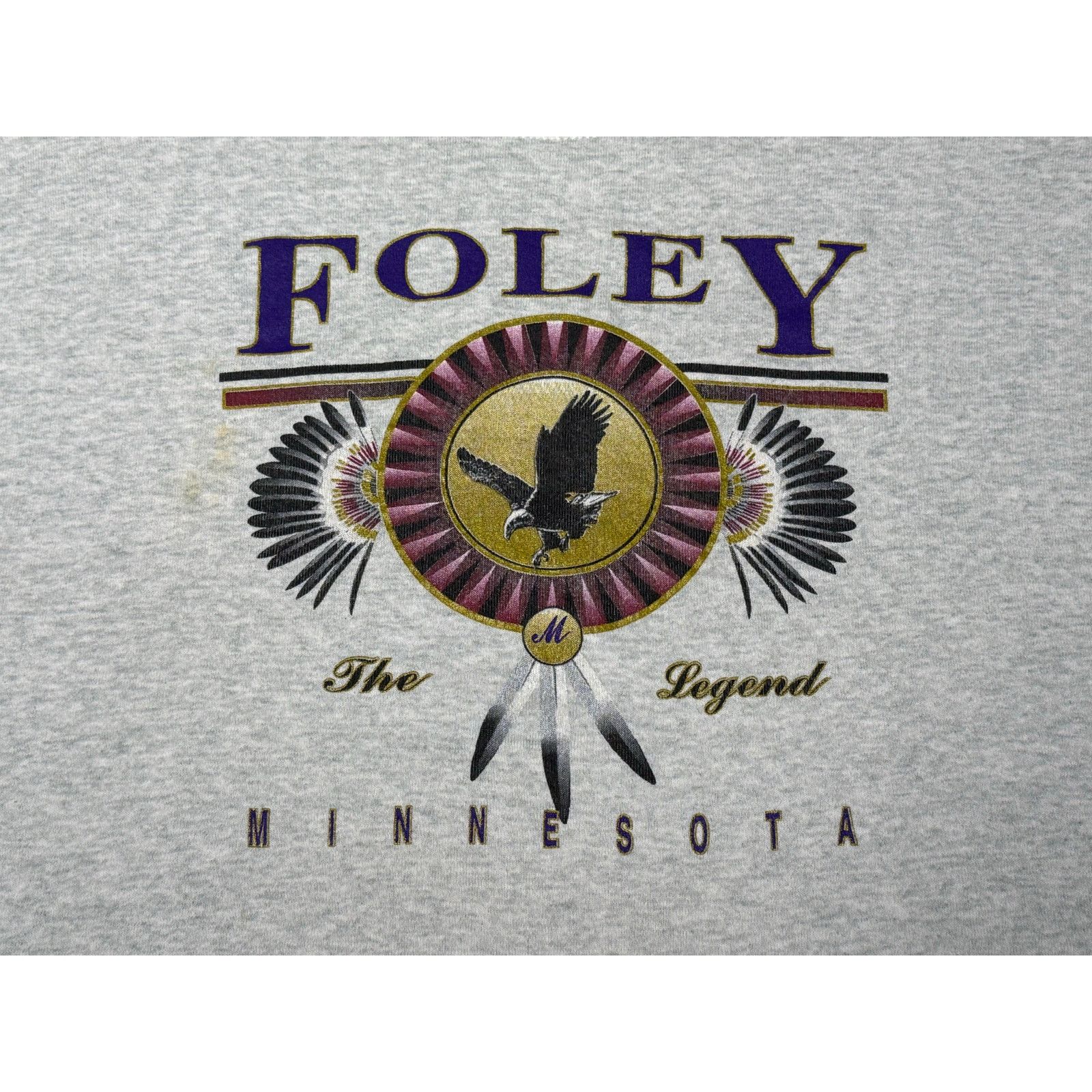 Fruit Of The Loom × Vintage Vintage 90s Foley Minnesota Pullover Crewneck Sweatshirt XL Size US XL / EU 56 / 4 - 4 Thumbnail