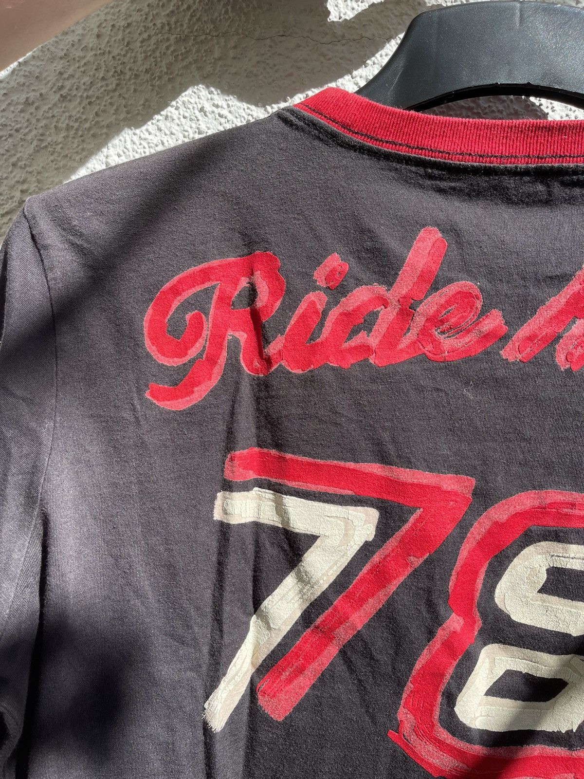 Diesel Y2K Diesel Ride Hard painted Longsleeve tee vintage Size US S / EU 44-46 / 1 - 21 Thumbnail