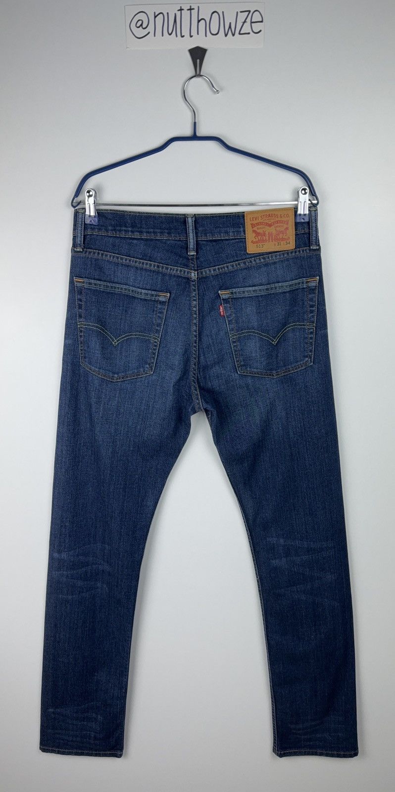 Levi's Sick Levi’s 513 31x34 Slim Fit Denim Jeans Size US 31 - 2 Thumbnail