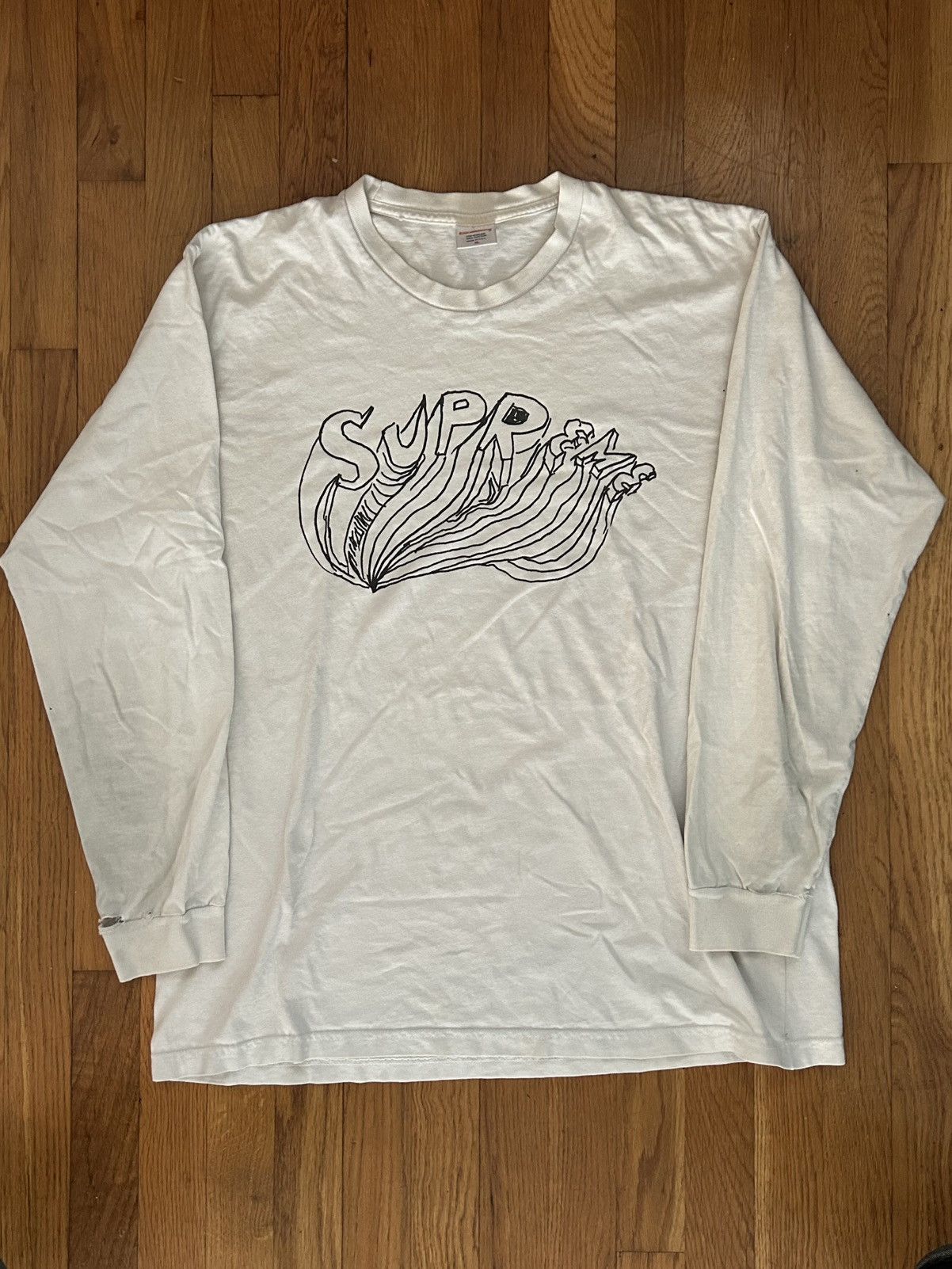 Supreme Supreme SS17 Daniel Johnston Doodle L/S Tee Size US XL / EU 56 / 4 - 1 Thumbnail