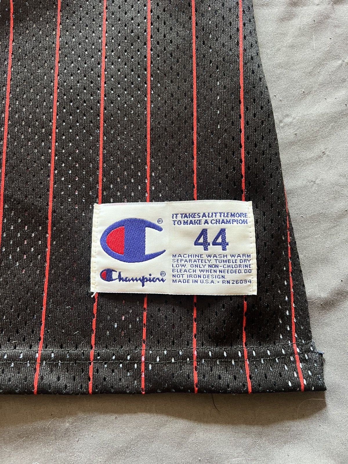 Champion × NBA × Vintage Michael Jordan Chicago Bulls champion authentic jersey Size US L / EU 52-54 / 3 - 5 Thumbnail