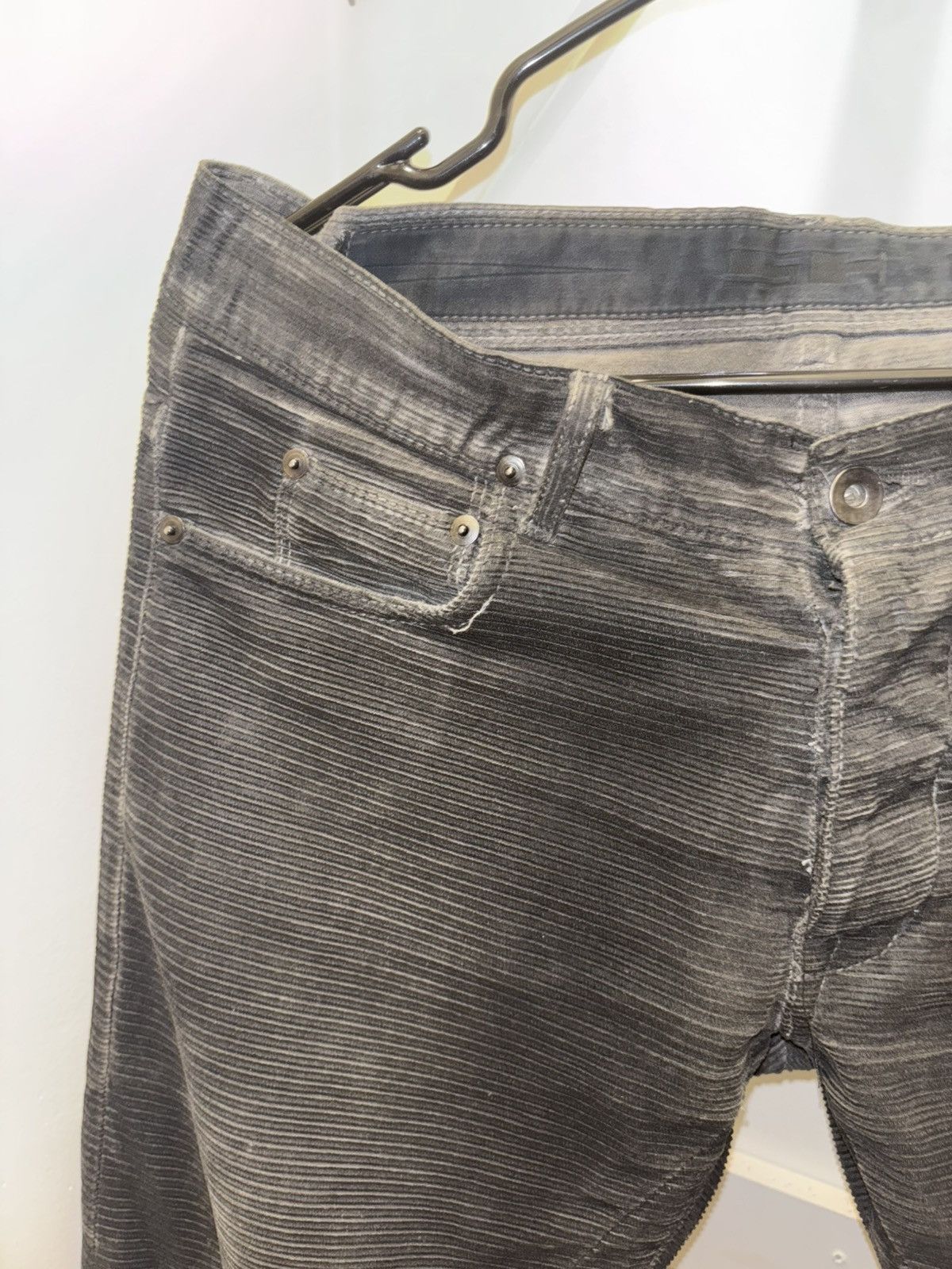 Rick Owens RICK OWENS DRKSHDW HOGWASH CORDUROY SZ 32 Size US 32 / EU 48 - 3 Thumbnail