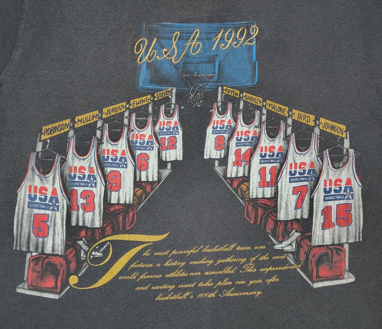 Vintage Vintage USA 1992 Basketball Faded T Size US M / EU 48-50 / 2 - 6 Thumbnail