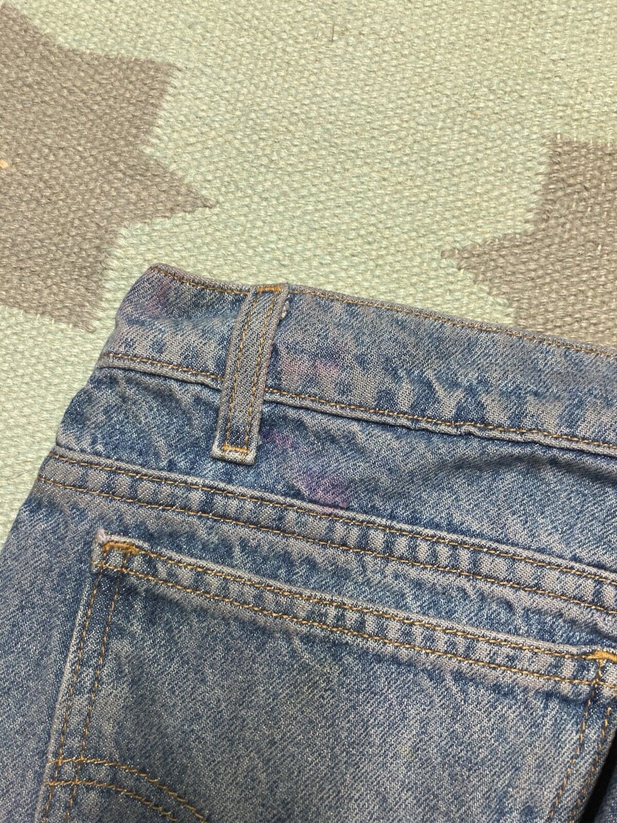 Levi's × Vintage Levi’s 505 jeans orange tab straight leg regular fit 35x33 Size US 35 - 6 Thumbnail