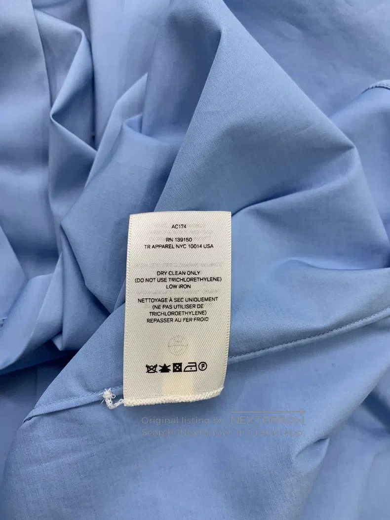 The Row The row Blue long-sleeved shirt Size XS / US 0-2 / IT 36-38 - 6 Thumbnail