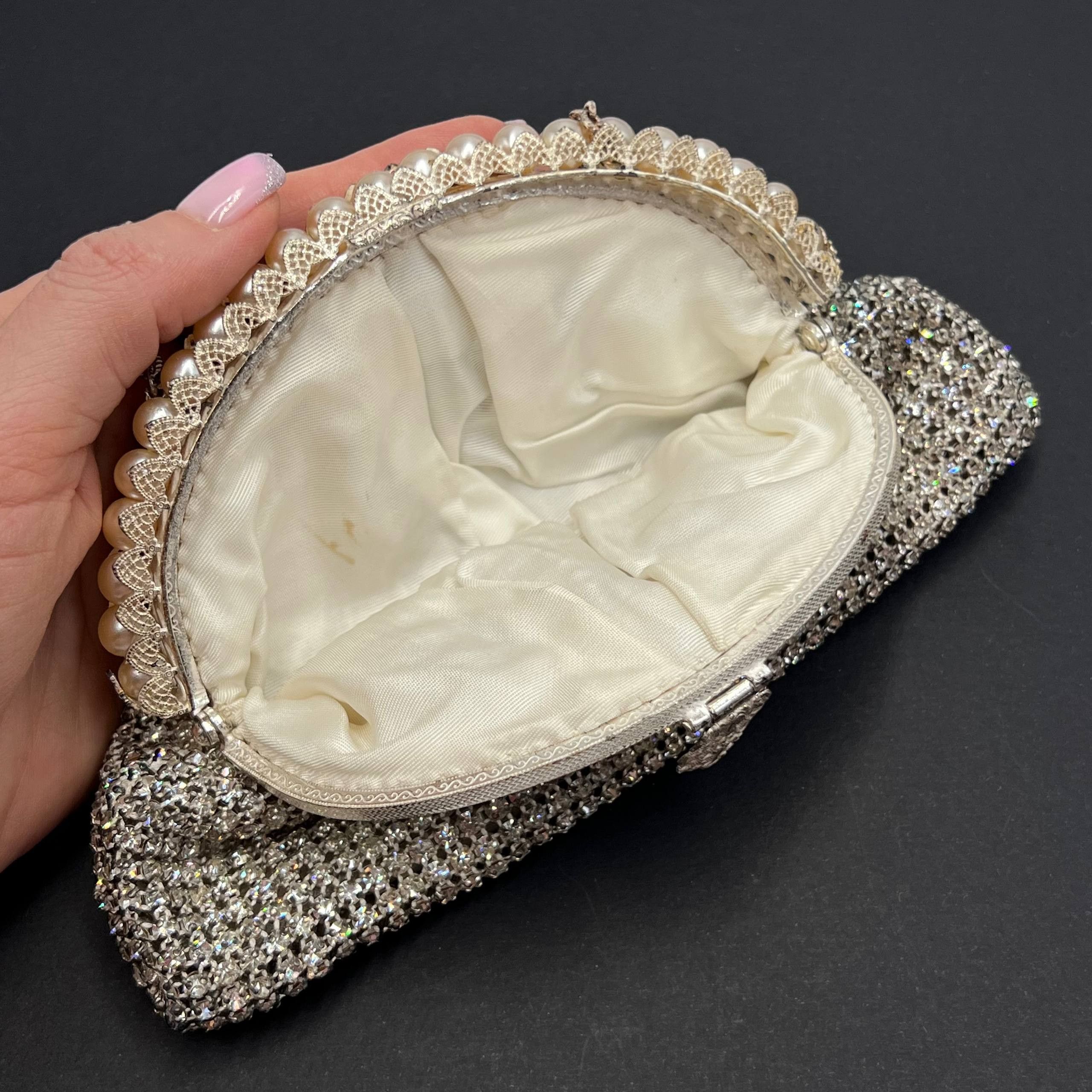Vintage Vintage Jablonex Rhinestone Evening Bag 1960s Size ONE SIZE - 7 Thumbnail