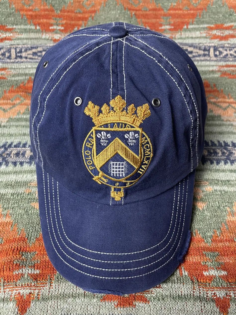 Polo Ralph Lauren Polo Ralph Lauren Rare Leather Baseball Hat cap Size ONE SIZE - 1 Thumbnail