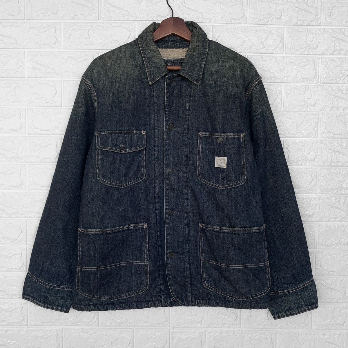 Gap Gap Denim Chore jacket Lining sherpa Size US M / EU 48-50 / 2 - 2 Thumbnail