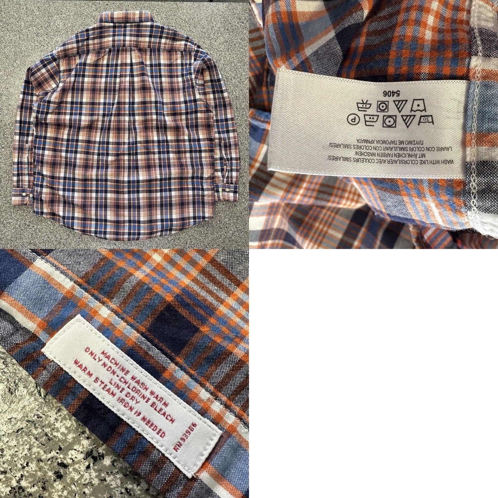 Brooks Brothers Brooks Brothers Button-Down Shirt Mens XL Original Polo Shirt Cotton Plaid Shirt Mens XL Orange Button-Up Casual Business Size US XL / EU 56 / 4 - 8 Thumbnail