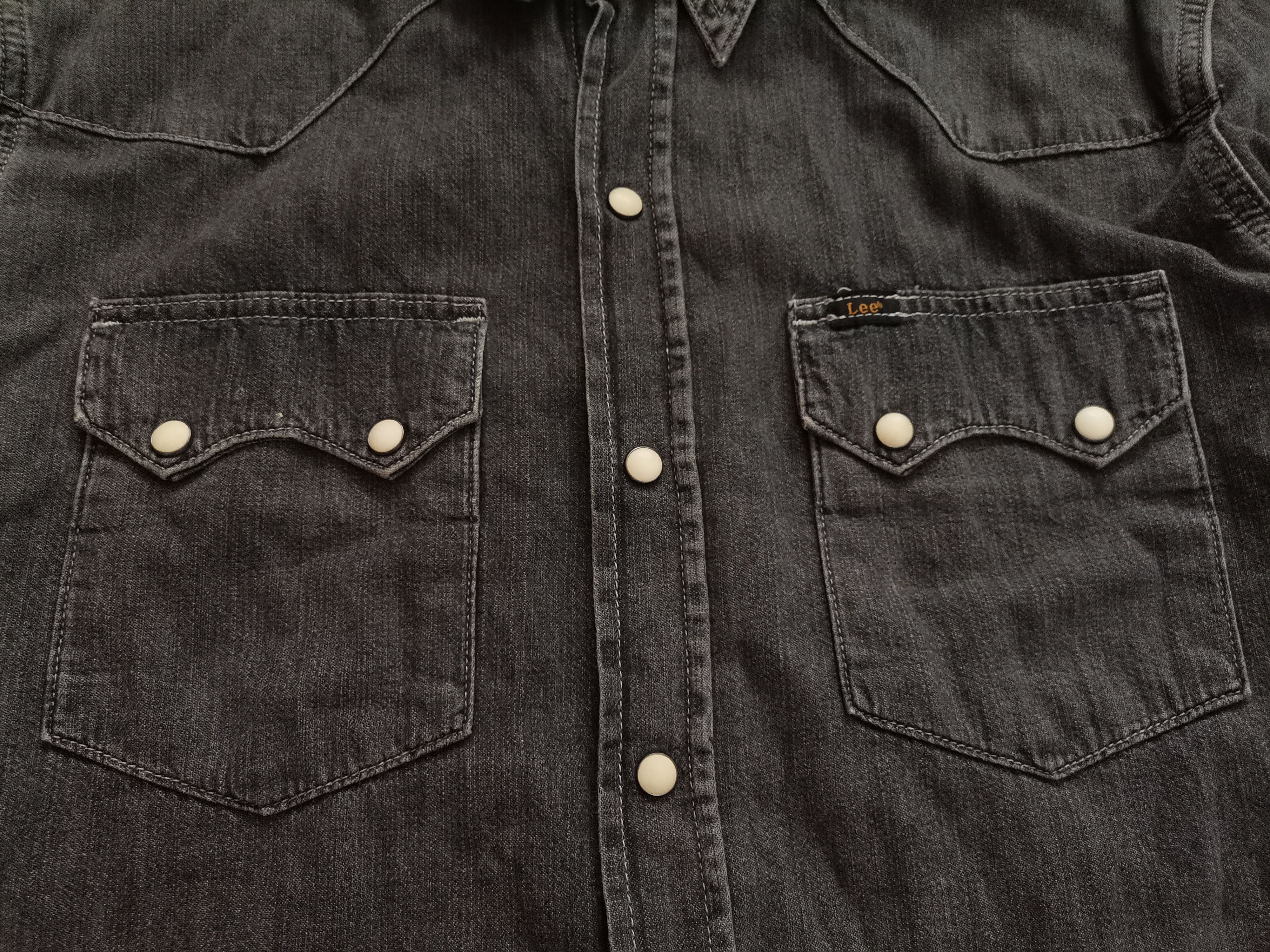 Lee Vintage Lee Rider Denim Shirt Size US M / EU 48-50 / 2 - 2 Thumbnail