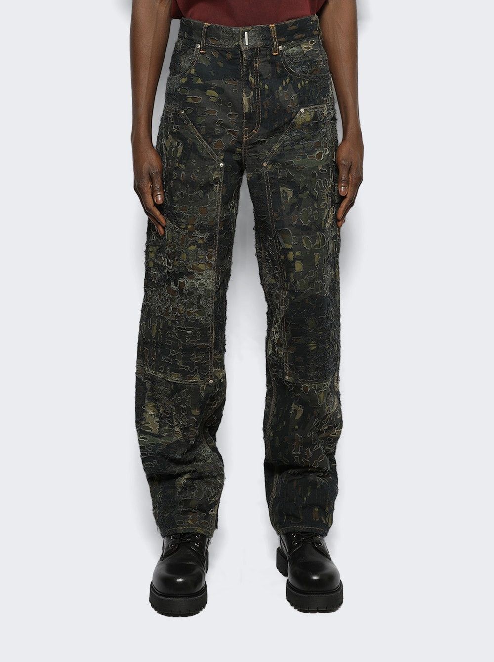 Givenchy o1mle0426 Carpenter Denim Trousers in Multicolor Size US 30 / EU 46 - 3 Thumbnail