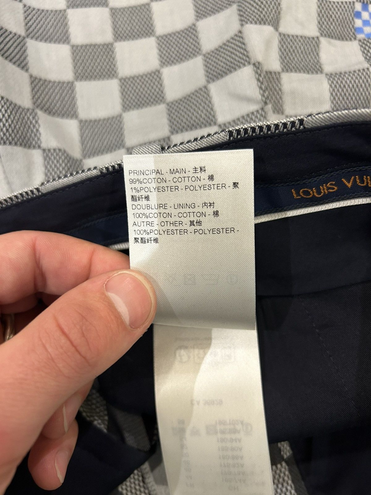 Louis Vuitton 37th Americas Cup Damier Shorts