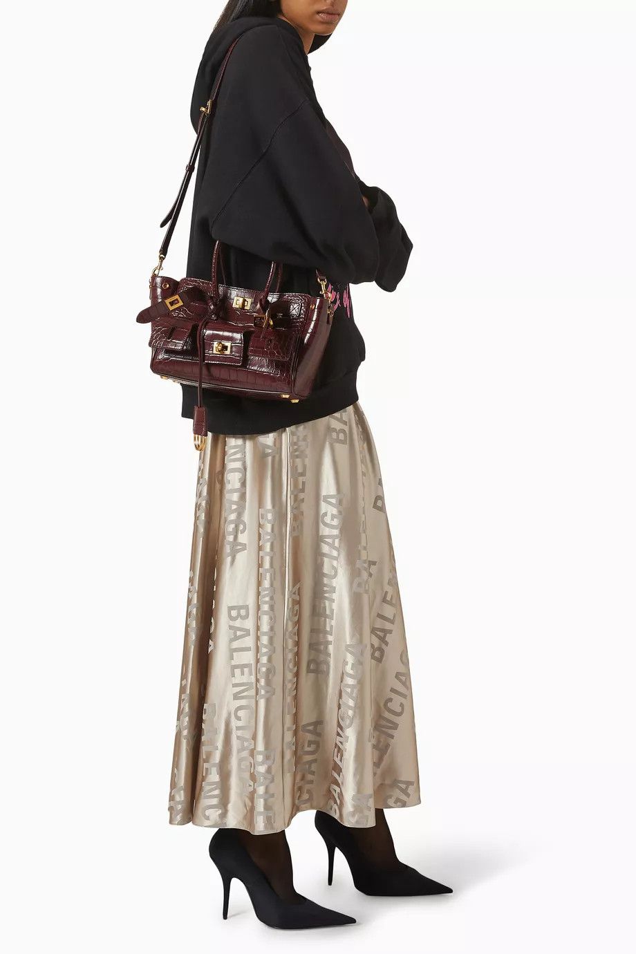os11x0126 Size: OS / Mini Bel Air Carryall Bag in Burgundy