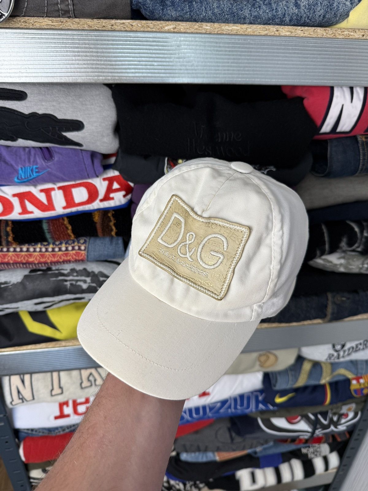 Japanese Brand Vintage Dolce & Gabbana Avant Garde Cap Japanese Big Logo Size ONE SIZE - 1 Thumbnail