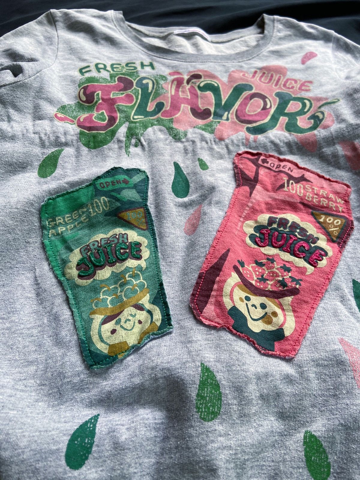Beauty Beast × Hysteric Glamour × Japanese Brand FRESH JUICE FLAVOR SWEATSHIRT Size US M / EU 48-50 / 2 - 3 Thumbnail